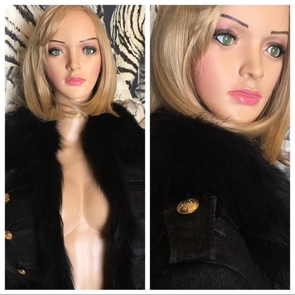 Authentic Gizia women’s coat black/gold size 42 - Picture 3 of 8